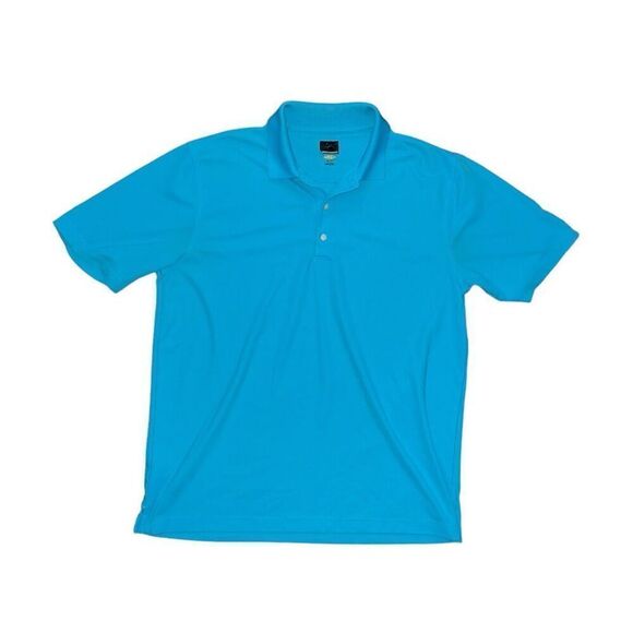 GREG NORMAN Play Dry Men’s Short Sleeve Light Blue Polo Size XL - Picture 1 of 6